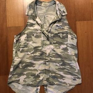 CLOTH AND STONE - CAMO SPLIT BACK